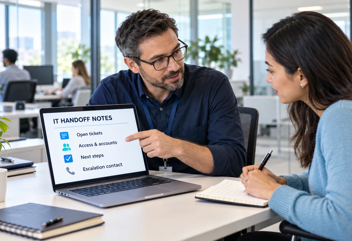 Interim IT coverage bridging a vendor or staffing transition